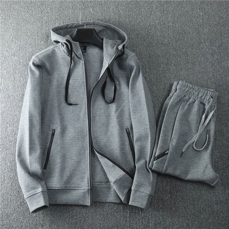 Men's Space Cotton Casual Sportswear Set Basic Versatile Spring Autumn Long Sleeve Sweatshirt Jacket Men's Trousers Trendy
Men's Space Cotton Casual Sportswear Set Basic Versatile Spring Autumn Long Sleeve Sweatshirt Jacket Men's Trousers Trendy