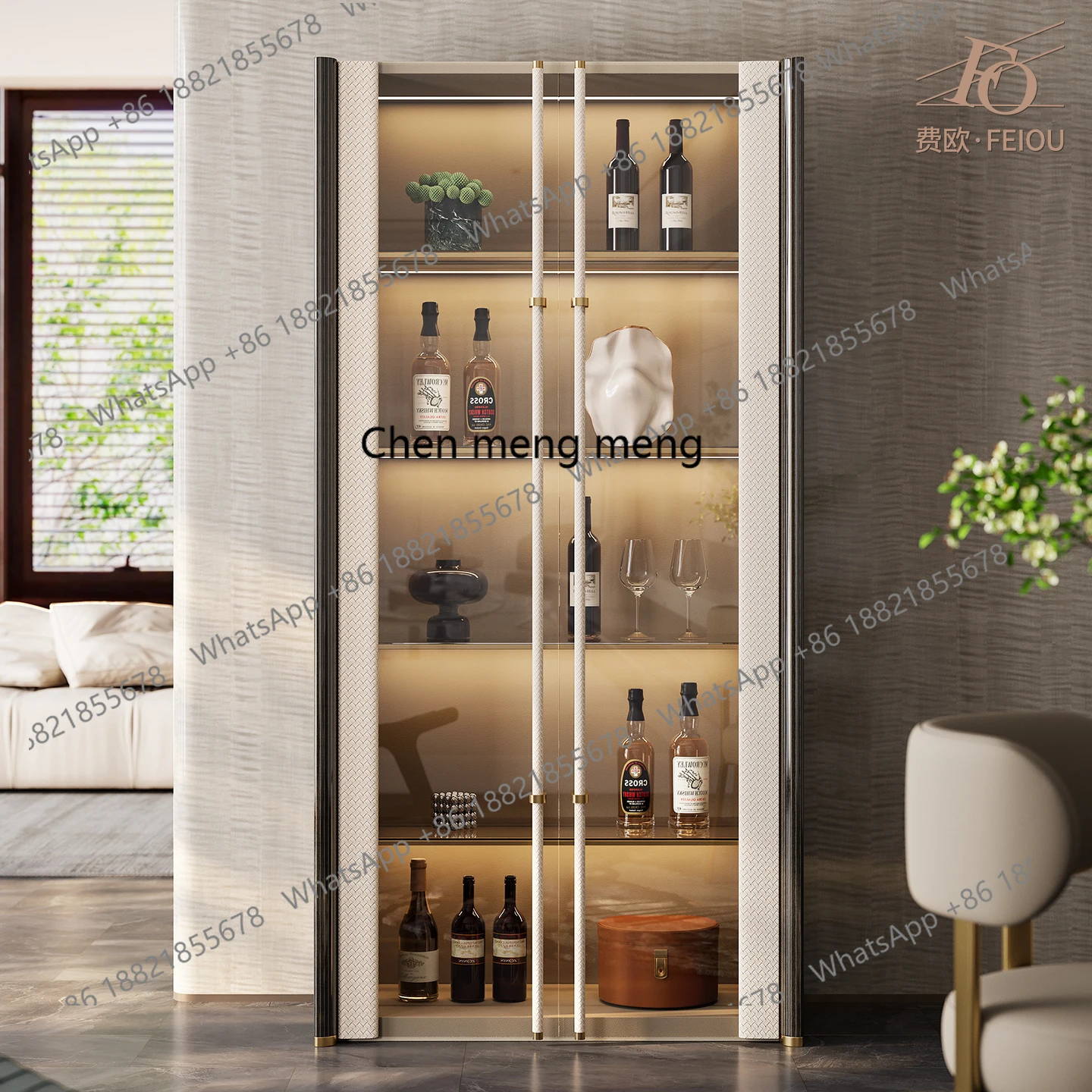 High-end Light Luxury Glass Wine Cabinet Wall-mounted Custom Restaurant Storage Cabinet Italian Postmodern Painted Bookcase
High-end Light Luxury Glass Wine Cabinet Wall-mounted Custom Restaurant Storage Cabinet Italian Postmodern Painted Bookcase