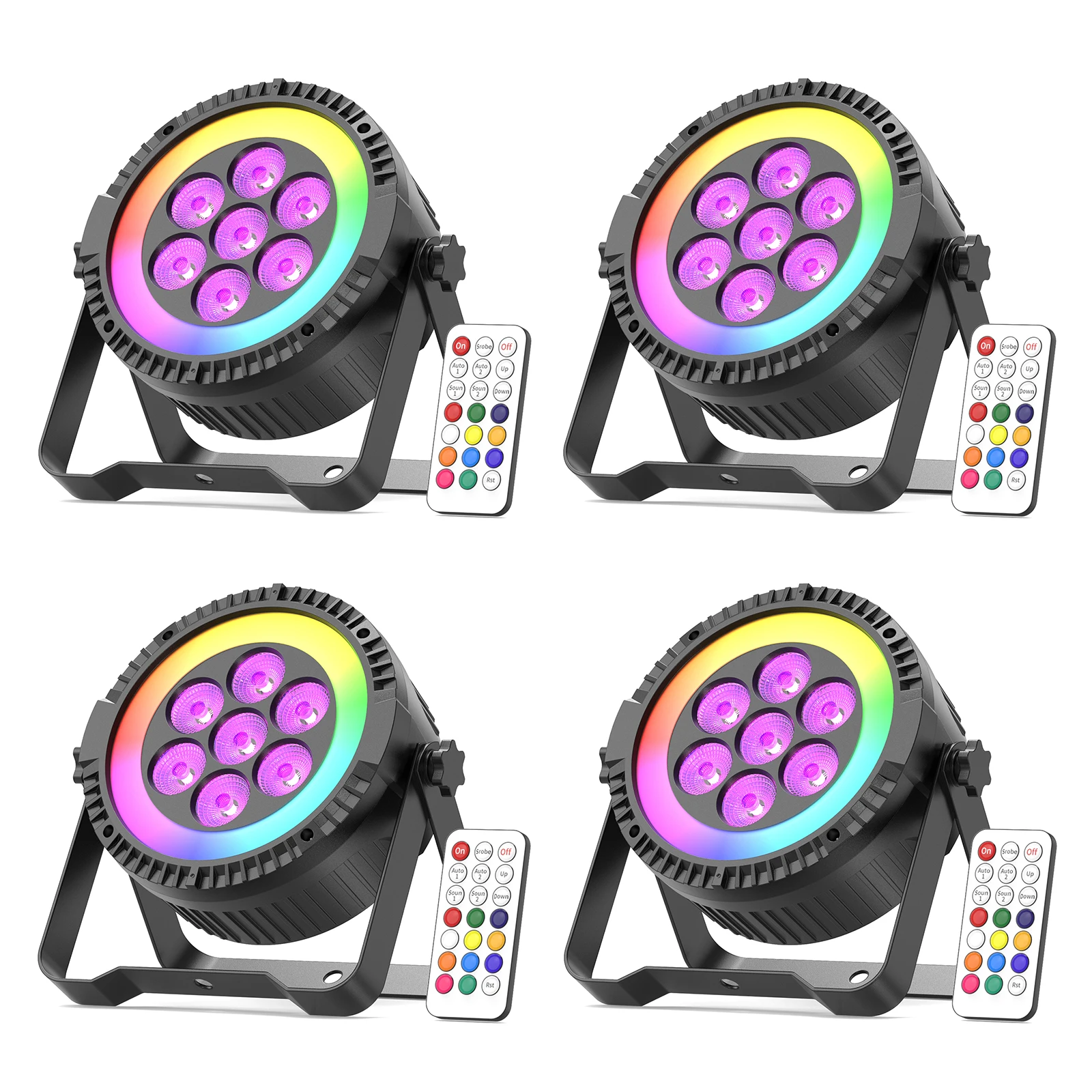 Datewink 7LEDs RGBW Par Light With Strip Stage Lighting Effect DMX Remote Control DJ Lights For Disco Dance Party Bar Wedding
Datewink 7LEDs RGBW Par Light With Strip Stage Lighting Effect DMX Remote Control DJ Lights For Disco Dance Party Bar Wedding