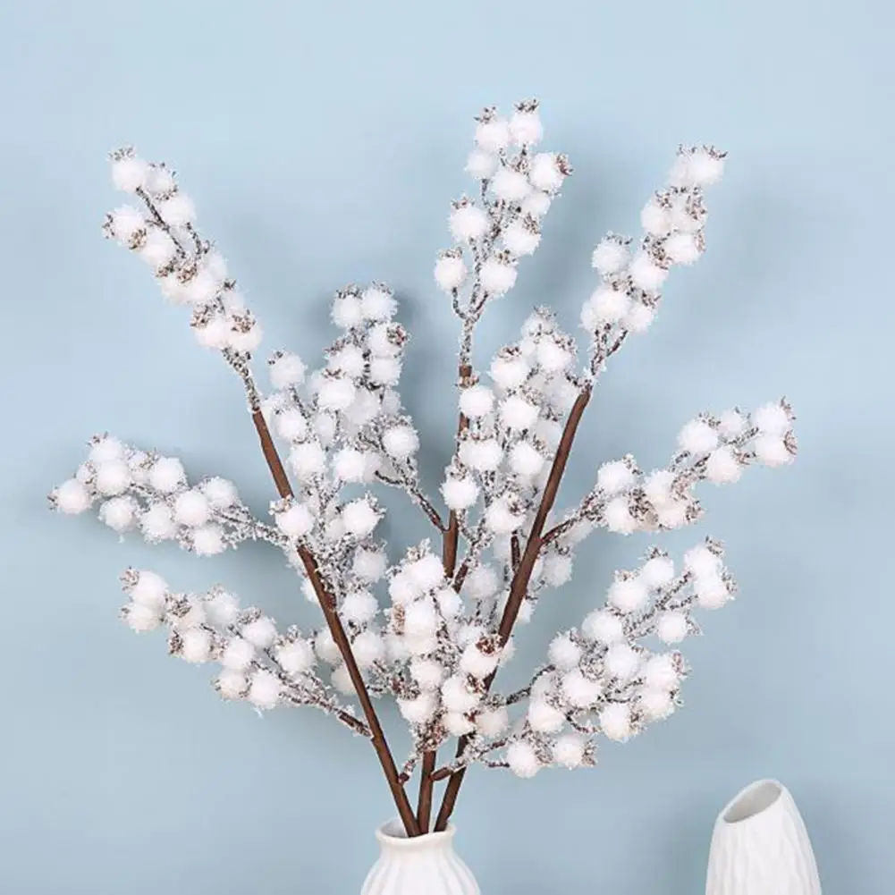 3 Pcs Snowy White Berry Branches 5 Foam Realistic Festive Christmas Decorations DIY Crafts Artificial White Berries
3 Pcs Snowy White Berry Branches 5 Foam Realistic Festive Christmas Decorations DIY Crafts Artificial White Berries