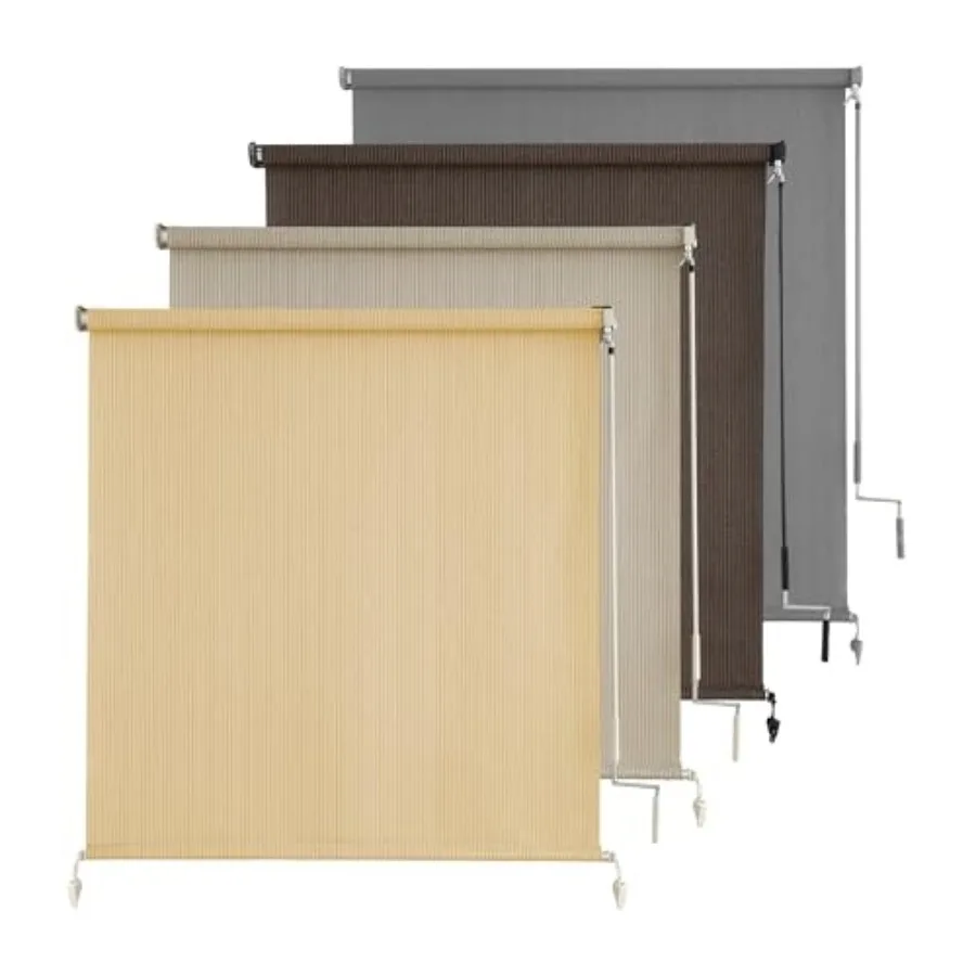 Outdoor Roller Shades for Porch Privacy, Cordless Patio Roll Up Blinds, UV Blocking for Deck, Balcony, Backyard 36x72 Inch
Outdoor Roller Shades for Porch Privacy, Cordless Patio Roll Up Blinds, UV Blocking for Deck, Balcony, Backyard 36x72 Inch