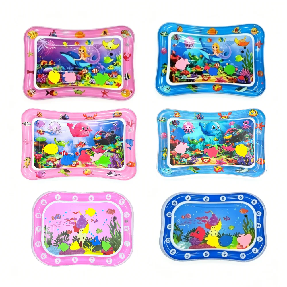 1pc Baby Inflatable PVC Water Play Mat, Underwater World Ocean Themed Water Pad for Infants, Early Development Activity Toy
1pc Baby Inflatable PVC Water Play Mat, Underwater World Ocean Themed Water Pad for Infants, Early Development Activity Toy