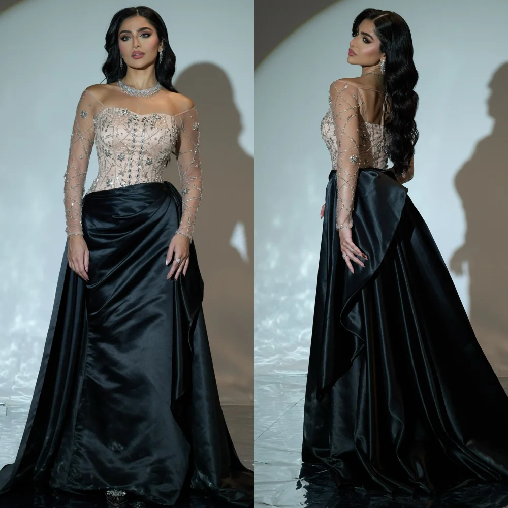 Customized Fashion Pleat Sequined Straight Off-the-shoulder Long Dresses Bespoke Occasion Evening Chinese Style Sparkle
Customized Fashion Pleat Sequined Straight Off-the-shoulder Long Dresses Bespoke Occasion Evening Chinese Style Sparkle