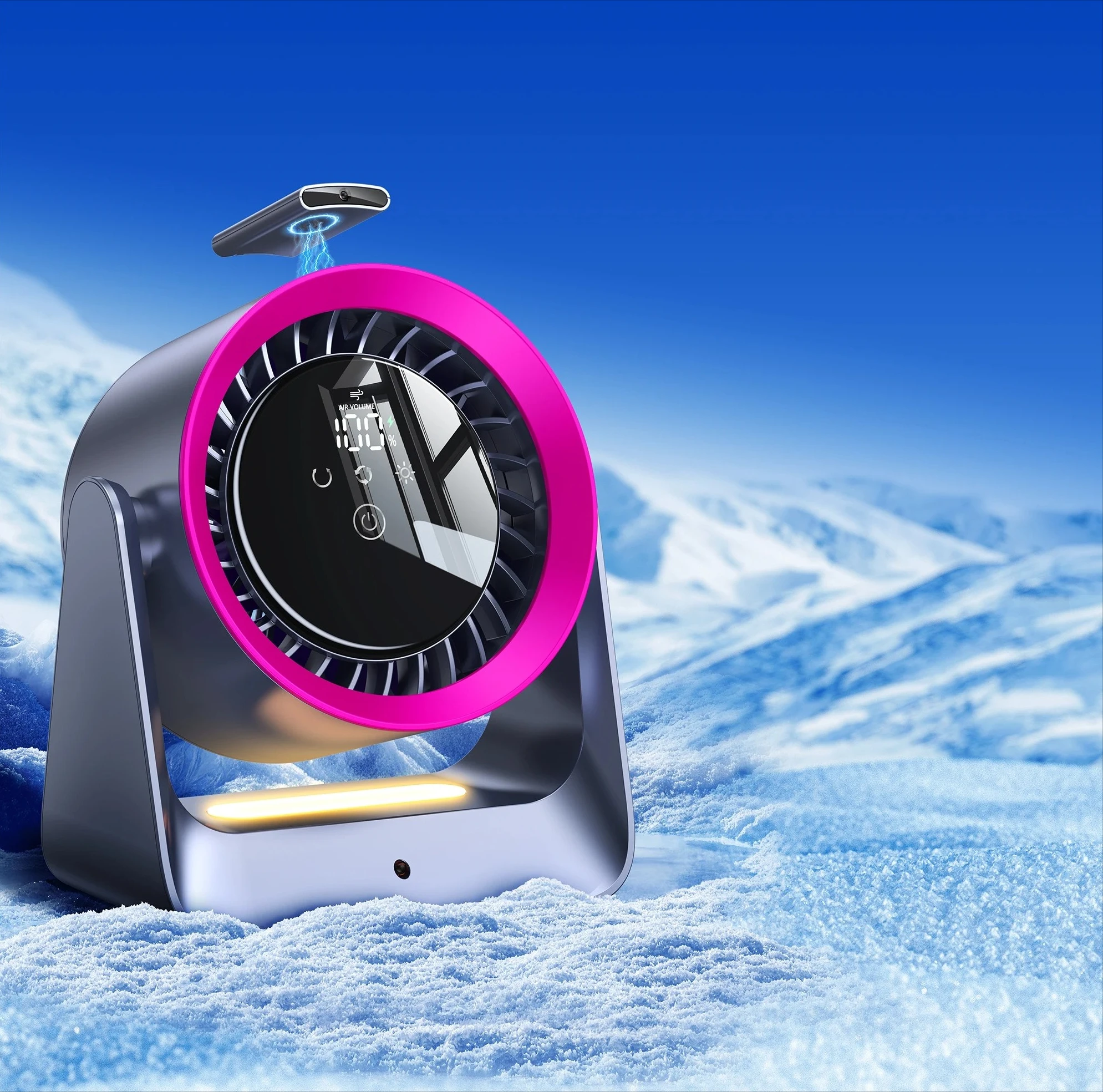 2025 New USB Rechargeable Neck Fan - Auto Swing, 4-Level Night Light, Low Noise for Phones, Desks & Home Electric Cooling
2025 New USB Rechargeable Neck Fan - Auto Swing, 4-Level Night Light, Low Noise for Phones, Desks & Home Electric Cooling