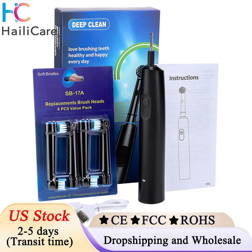 Электрическая зубная щетка с вращающимся таймером в США, перезаряжаемая вращающаяся зубная щетка с 4 головками, 5 режимов, настройка отбеливания зубов
Электрическая зубная щетка с вращающимся таймером в США, перезаряжаемая вращающаяся зубная щетка с 4 головками, 5 режимов, настройка отбеливания зубов