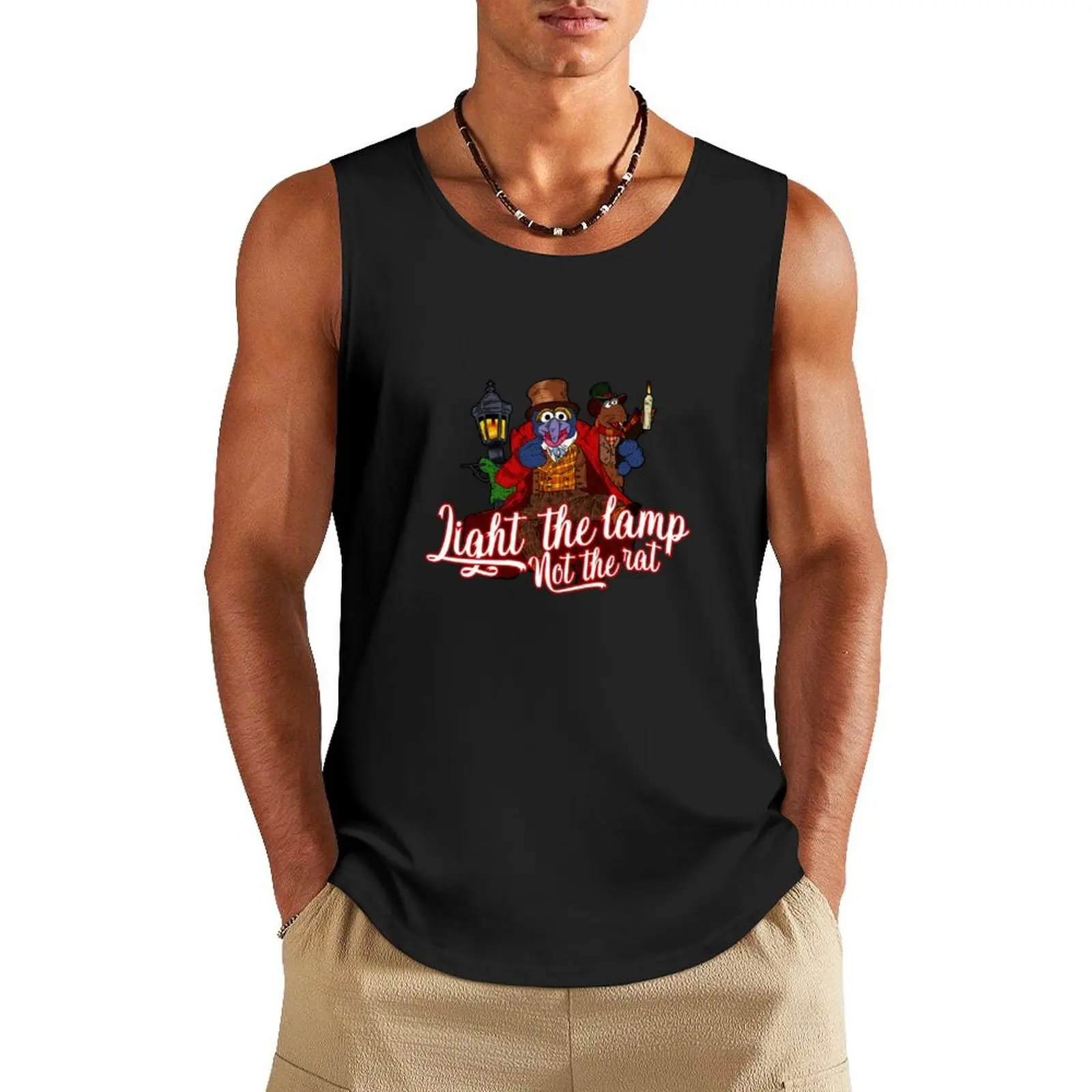 Muppet Christmas Carol - Light The Lamp Not The Rat Tank Top Sports shirt man gym t-shirts man Fitness men clothing
Muppet Christmas Carol - Light The Lamp Not The Rat Tank Top Sports shirt man gym t-shirts man Fitness men clothing