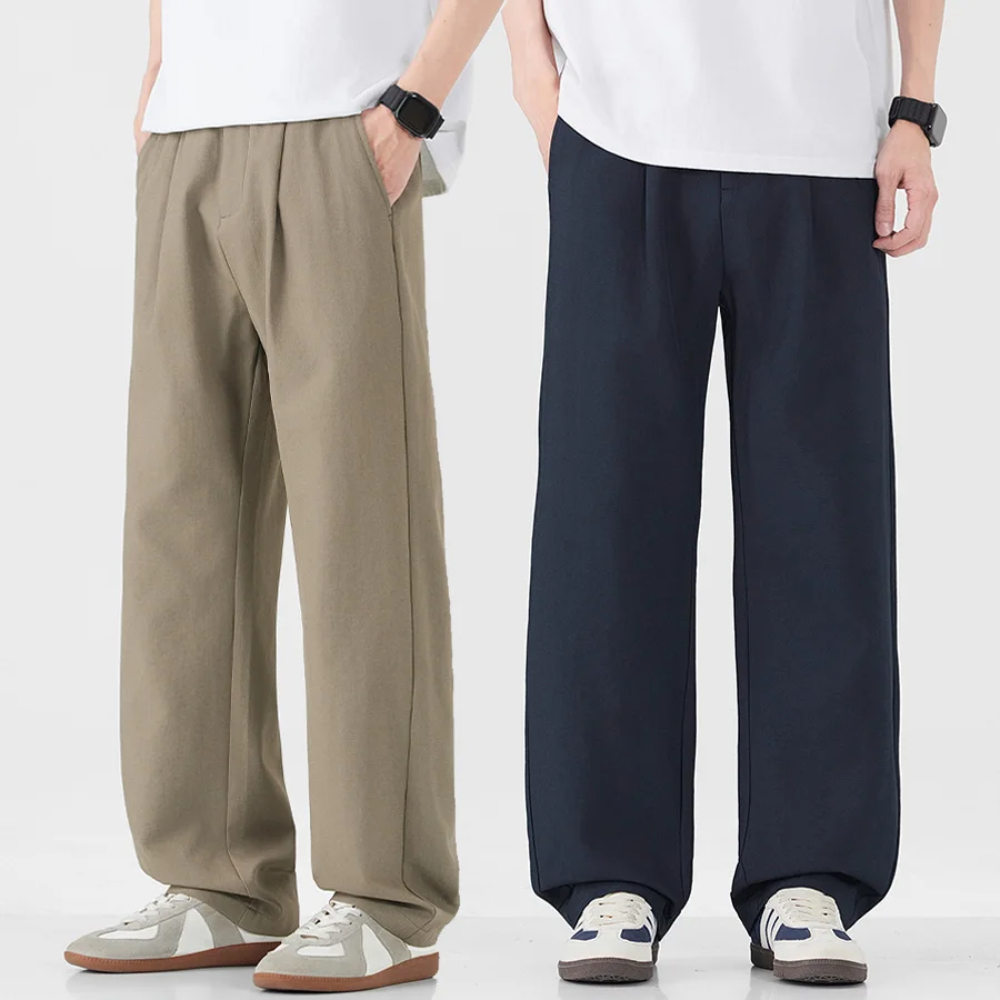 Men Spring Summer Japanese Streetwear Cityboy Fashion Vintage Loose Casual Plus Size Suit Pants Man Commuter Straight Trousers
Men Spring Summer Japanese Streetwear Cityboy Fashion Vintage Loose Casual Plus Size Suit Pants Man Commuter Straight Trousers