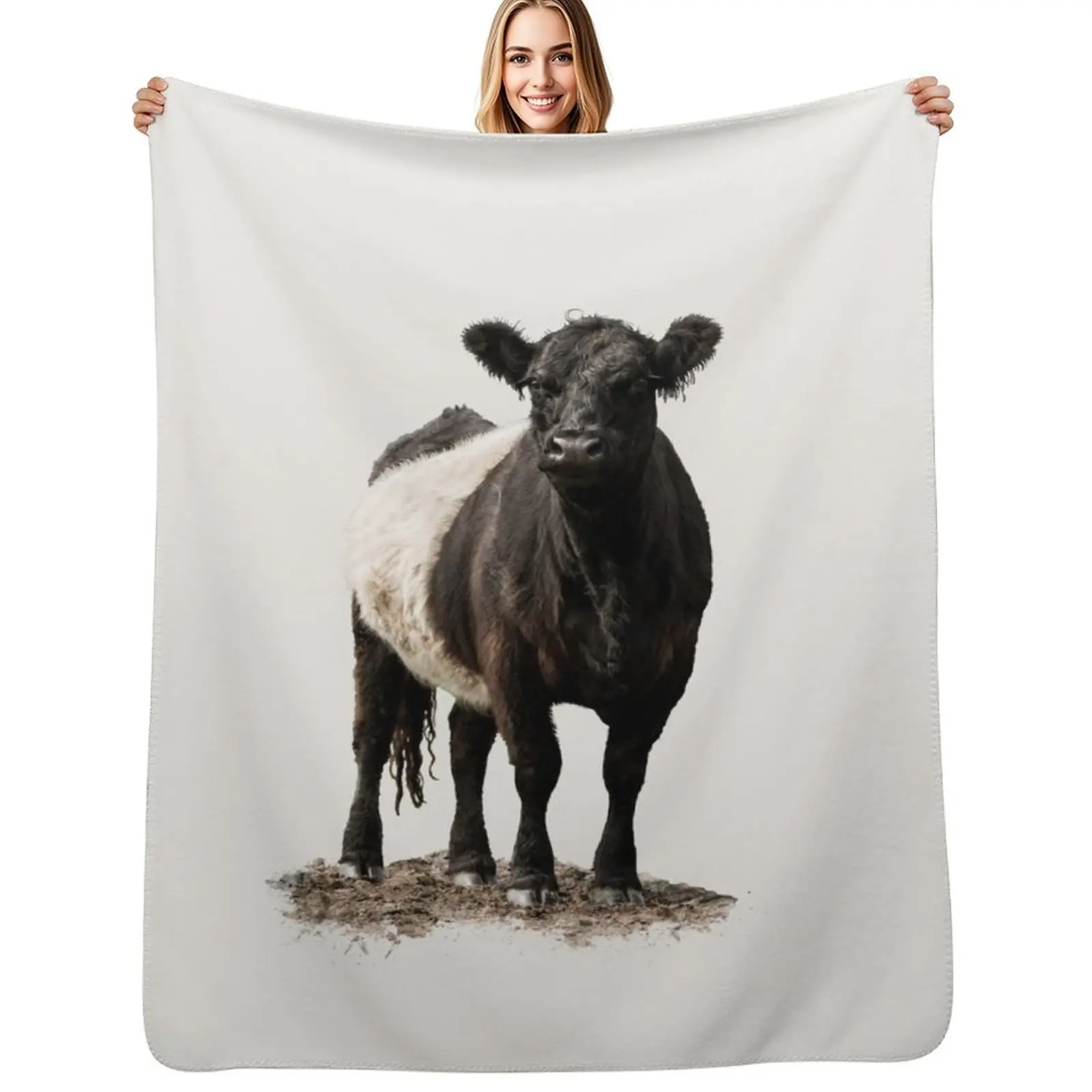 Belted Galloway Cow Throw Blanket Ultra Soft Flannel Fleece Blanket for All Seasons
Belted Galloway Cow Throw Blanket Ultra Soft Flannel Fleece Blanket for All Seasons