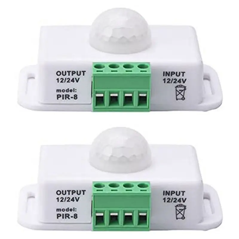 ABBY-2X PIR инфракрасный датчик движения, 12 В-24 В постоянного тока, полоса света, датчик движения, для шкафа, лестницы, кухни
ABBY-2X PIR инфракрасный датчик движения, 12 В-24 В постоянного тока, полоса света, датчик движения, для шкафа, лестницы, кухни