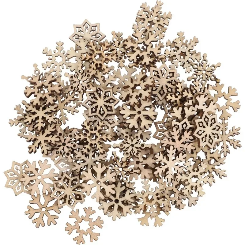 50PCS Assorted Pattern Wooden Pieces Christmas Snowflake Cutouts Craft Embellishments DIY Decorative Accessories for DIY Art
50PCS Assorted Pattern Wooden Pieces Christmas Snowflake Cutouts Craft Embellishments DIY Decorative Accessories for DIY Art