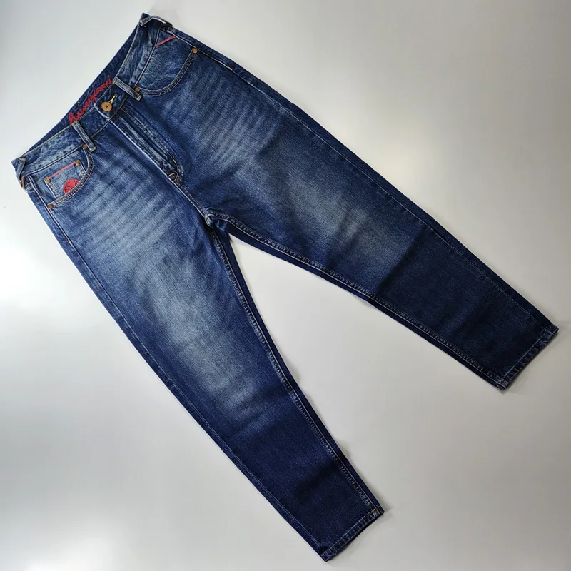 All Cotton Waed Denim Jeans mid High Waist Harlan Slim Fit Long Trousers Spring Summer Autumn Winter Seasonal Use Cone ape
All Cotton Waed Denim Jeans mid High Waist Harlan Slim Fit Long Trousers Spring Summer Autumn Winter Seasonal Use Cone ape