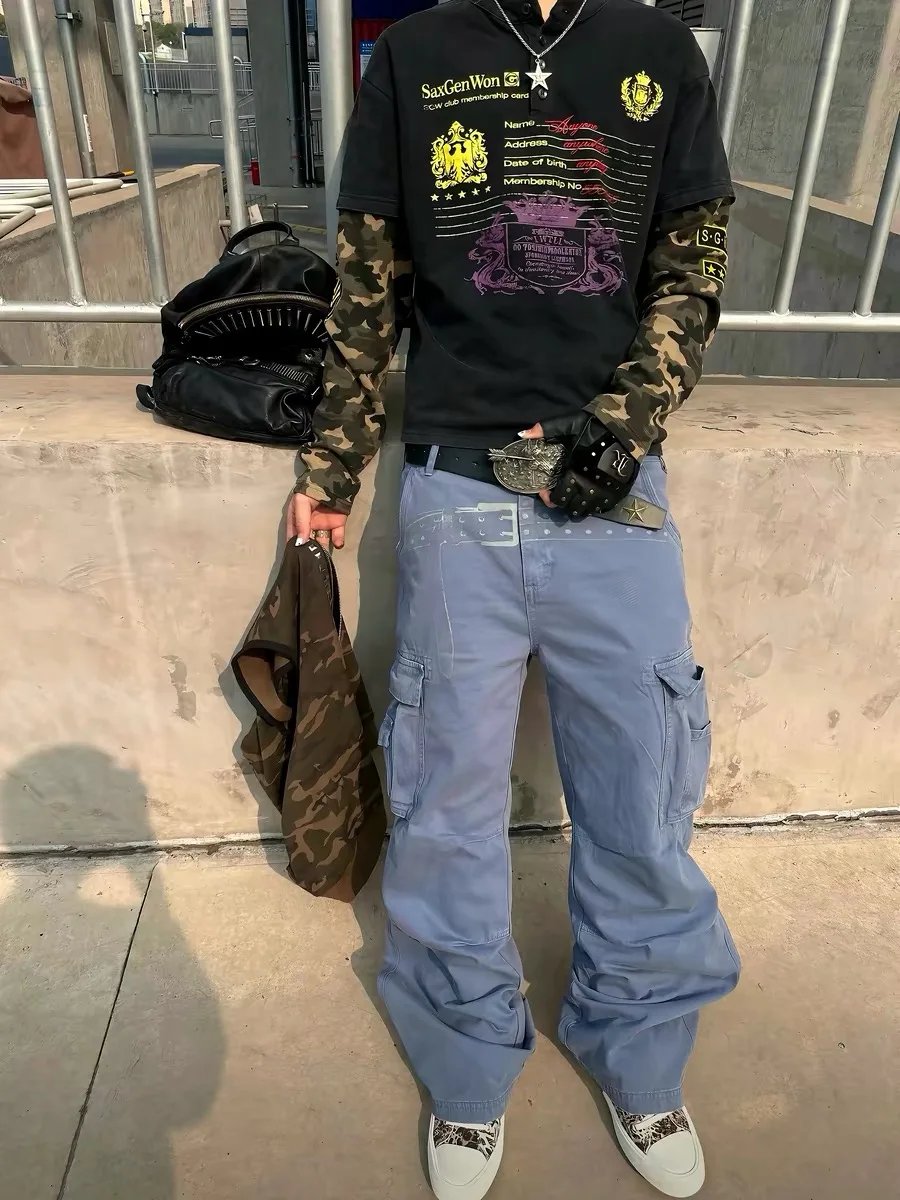 Retro American Washed Heavy Duty Workwear Pants Men's Casual Straight Loose Wide Leg Jeans Multi Pockets Breathable Summer
Retro American Washed Heavy Duty Workwear Pants Men's Casual Straight Loose Wide Leg Jeans Multi Pockets Breathable Summer