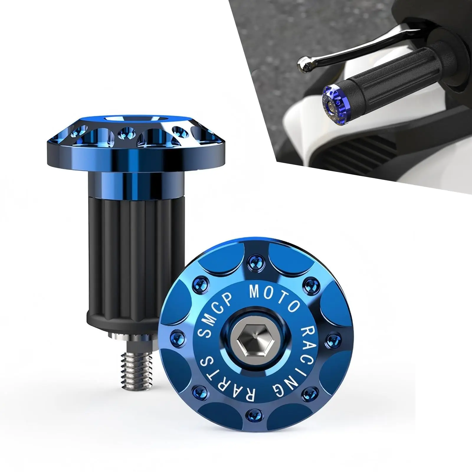 2PCS Universal Motorcycle Handlebar Grips Bar End Plug CNC aluminum alloy Handle Bars Grip Cap Plug Slider
2PCS Universal Motorcycle Handlebar Grips Bar End Plug CNC aluminum alloy Handle Bars Grip Cap Plug Slider
