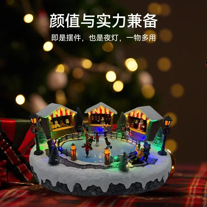 2025 Christmas Ice Rink Series Music Box Decorative Crafts Ornaments for House New Year's Christmas House Decorations
2025 Christmas Ice Rink Series Music Box Decorative Crafts Ornaments for House New Year's Christmas House Decorations
