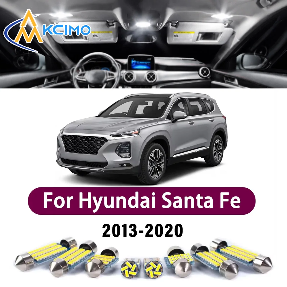 High Lumen CANBUS Error Free LED Interior Light Kit For Hyundai Santa Fe 2013-2020 Map Trunk Reading Dome Lamp Bulbs Set
High Lumen CANBUS Error Free LED Interior Light Kit For Hyundai Santa Fe 2013-2020 Map Trunk Reading Dome Lamp Bulbs Set