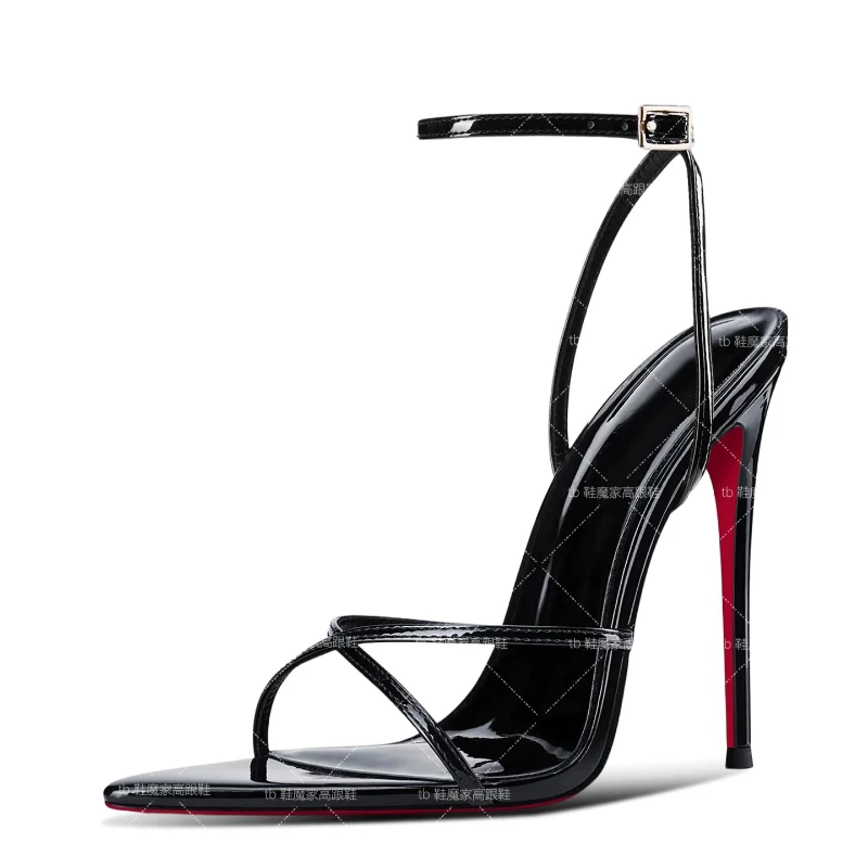 Summer new sexy slim heels with exposed toes, straight buckle strap, silver high heels, pointed sandals for women's outdoor wear
Summer new sexy slim heels with exposed toes, straight buckle strap, silver high heels, pointed sandals for women's outdoor wear