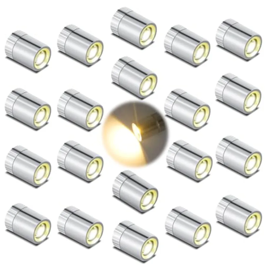 Mini LED Lights, 20 PCS Small Spotlight Battery Operated Tiny SMD Lamp for DIY Craft, Model Displays and Miniatures. Perfect fo
Mini LED Lights, 20 PCS Small Spotlight Battery Operated Tiny SMD Lamp for DIY Craft, Model Displays and Miniatures. Perfect fo