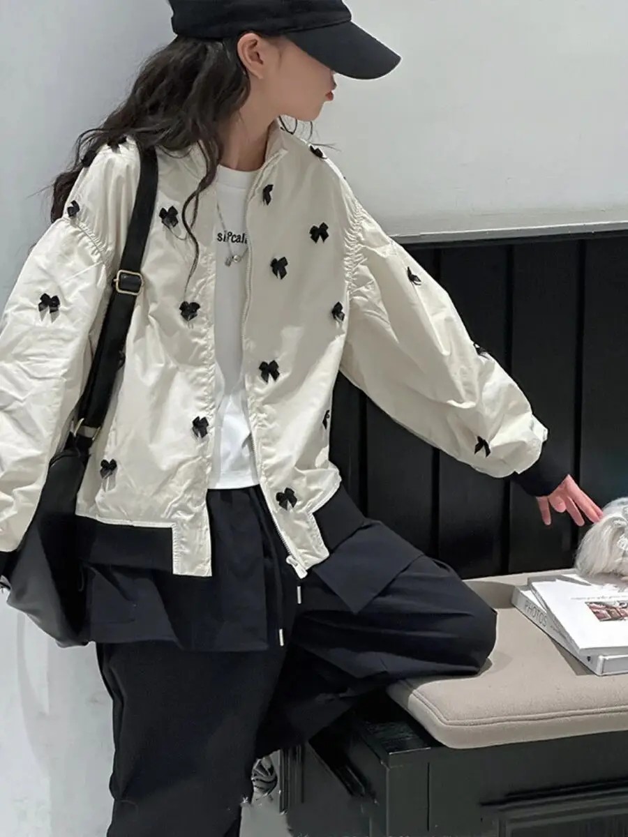 Spring and Autumn New Style Children's Casual Loose Bow Coat 120-170cm Teenage Girls' Jacket
Spring and Autumn New Style Children's Casual Loose Bow Coat 120-170cm Teenage Girls' Jacket