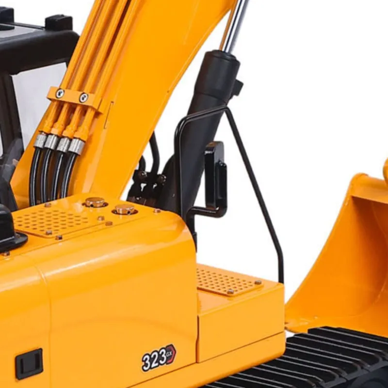 1/12 RTR 323GX Metal Hydraulic Remote Control Excavator 3 Way Valve RC Digger Model Quick Coupler Flysky ST8 Radio Battery
1/12 RTR 323GX Metal Hydraulic Remote Control Excavator 3 Way Valve RC Digger Model Quick Coupler Flysky ST8 Radio Battery