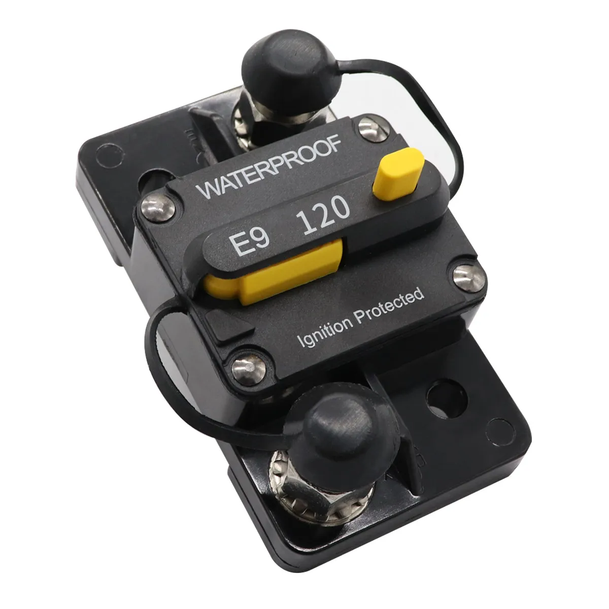 Waterproof 48V 120A Automotive Circuit Breaker Manual Reset Bimetal Overload Protection for Car Boat Winch Yacht Marine Audio
Waterproof 48V 120A Automotive Circuit Breaker Manual Reset Bimetal Overload Protection for Car Boat Winch Yacht Marine Audio