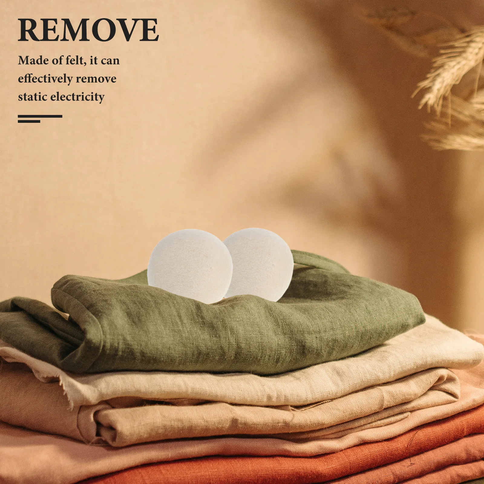 6 Pcs Anti-static Wool Ball Laundry Balls for Washer Fabric Softening Anti-tangle Drying 
6 Pcs Anti-static Wool Ball Laundry Balls for Washer Fabric Softening Anti-tangle Drying
