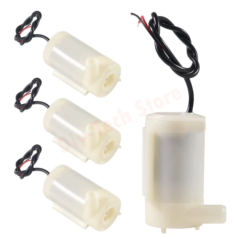 4Pcs Mini Water Pump DC 3V 5V Motor Pump Micro Submersible Water Circulation System for Aquariums Fish Tank Pond Garden
4Pcs Mini Water Pump DC 3V 5V Motor Pump Micro Submersible Water Circulation System for Aquariums Fish Tank Pond Garden