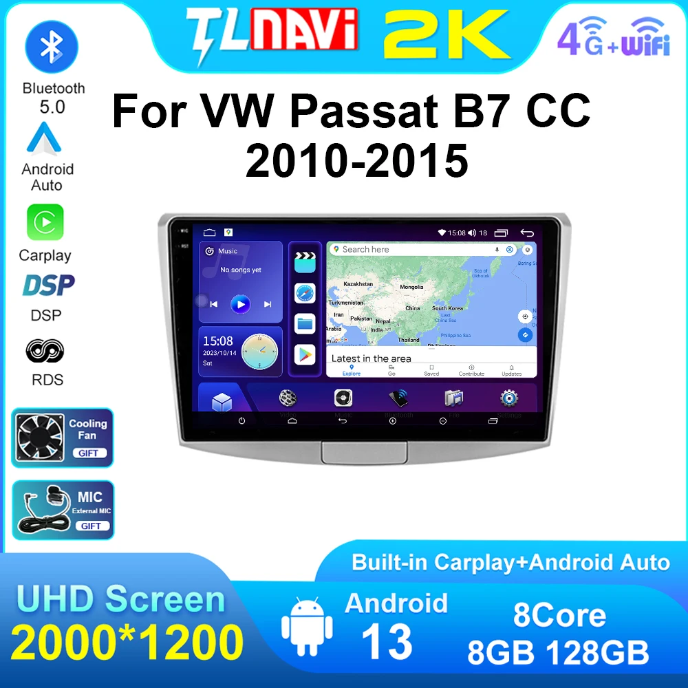 For VW Volkswagen Passat 7 B7 CC Magotan 2010 20112012 - 2015 Android 13 DSP EQ Car Radio Multimedia Video Player Navigation GPS
For VW Volkswagen Passat 7 B7 CC Magotan 2010 20112012 - 2015 Android 13 DSP EQ Car Radio Multimedia Video Player Navigation GPS