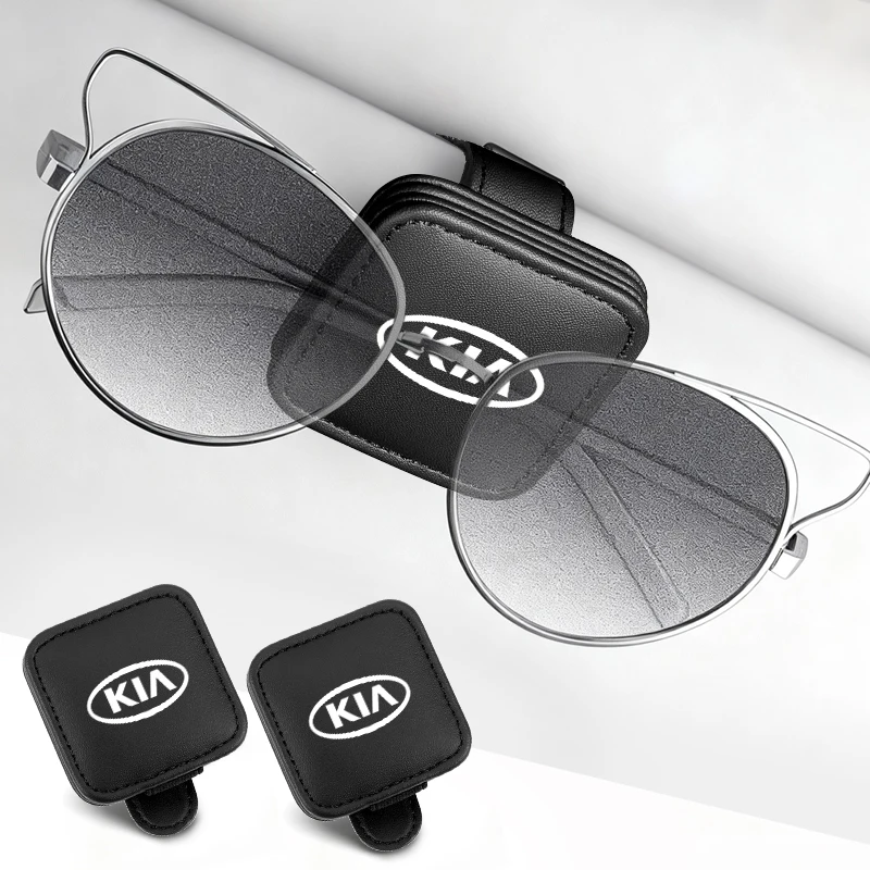 Car Visor Glasses Clip Leather Sunglasses Holder Card Clip Interior For KIA Rio K5 Sportage Ceed Sorento Picanto Stinger Opti
Car Visor Glasses Clip Leather Sunglasses Holder Card Clip Interior For KIA Rio K5 Sportage Ceed Sorento Picanto Stinger Opti