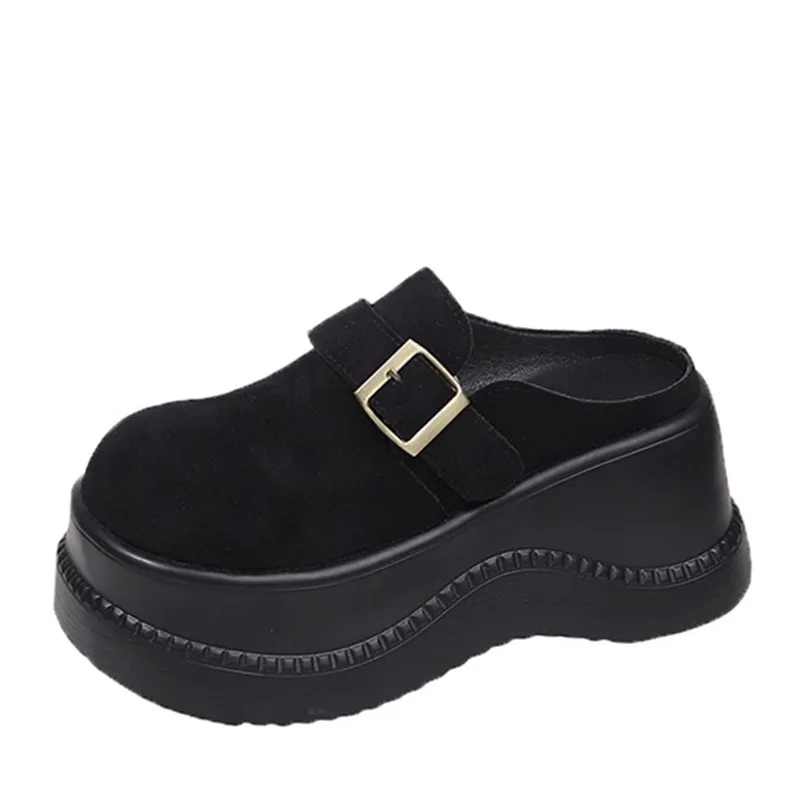 Women High Platform Slippers 8CM Wedges Bling Shoes Woman Outside Leather Casual Chunky Sneakers Summer Breathable Mesh Slippers
Women High Platform Slippers 8CM Wedges Bling Shoes Woman Outside Leather Casual Chunky Sneakers Summer Breathable Mesh Slippers