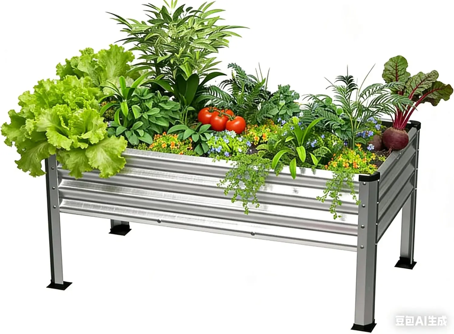 Large Galvanized Raised Garden Bed Outdoor with Legs, Load Capacity 1200LB, 48x26x30in Raised Garden Bed, for Backyard/P
Large Galvanized Raised Garden Bed Outdoor with Legs, Load Capacity 1200LB, 48x26x30in Raised Garden Bed, for Backyard/P