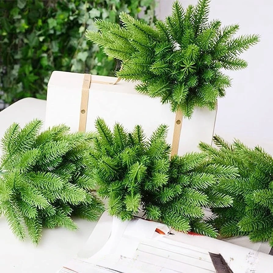 Simulation plant simulation pine branch three-dimensional double-sided pine needle branch Christmas tree DIY decorative
Simulation plant simulation pine branch three-dimensional double-sided pine needle branch Christmas tree DIY decorative