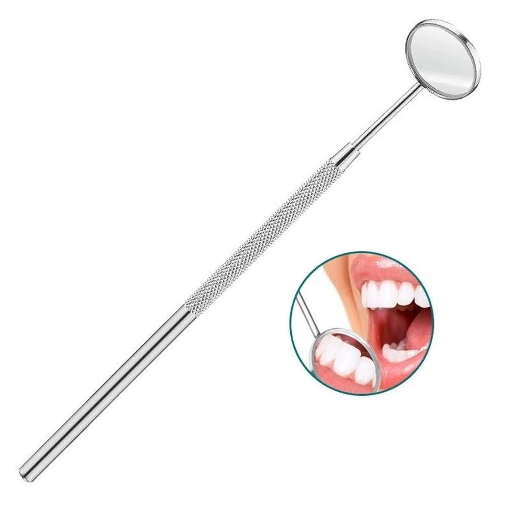 Стоматологическое зеркало из нержавеющей стали, зеркала для ухода за полостью рта, отбеливание зубов, стоматологический инструмент, сменное зеркало для полости рта
Стоматологическое зеркало из нержавеющей стали, зеркала для ухода за полостью рта, отбеливание зубов, стоматологический инструмент, сменное зеркало для полости рта