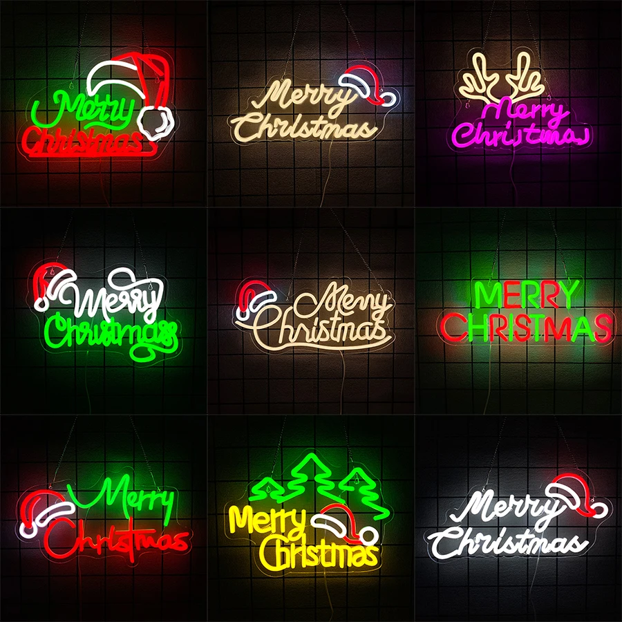 Веселая рождественская неоновая вывеска для декора стен, рождественская неоновая вывеска с рождественской елкой и шляпой Санты для гостиной, домашнего декора для вечеринки
Веселая рождественская неоновая вывеска для декора стен, рождественская неоновая вывеска с рождественской елкой и шляпой Санты для гостиной, домашнего декора для вечеринки