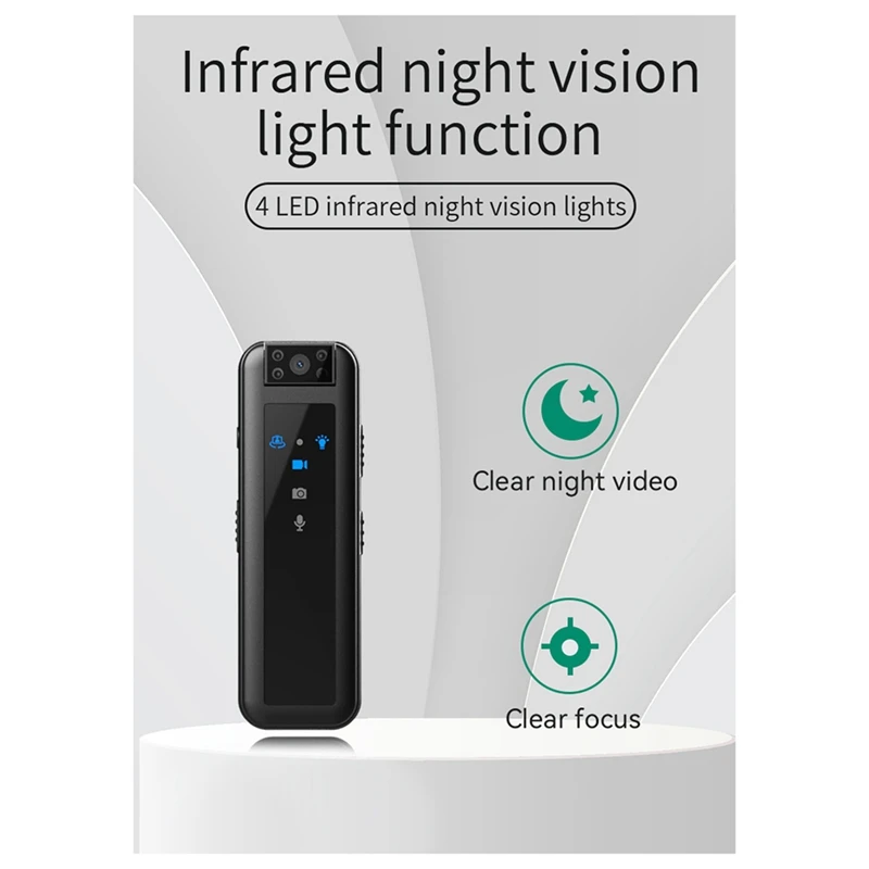 HD 1080P Night Vision Mini DV Camera Invisible Sports Outdoor Human Camera Small Law Enforcement Recorder Durable Easy To Use
HD 1080P Night Vision Mini DV Camera Invisible Sports Outdoor Human Camera Small Law Enforcement Recorder Durable Easy To Use