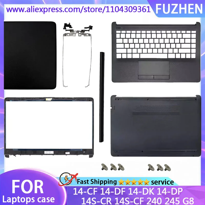 New Case For 14-DF14-CF 14-DK 14-DP 14S-CR 14S-CF 240 245 G8 LCD Back Cover/Front Frame/Palm Rest/Bottom Cover/Hinge Black
New Case For 14-DF14-CF 14-DK 14-DP 14S-CR 14S-CF 240 245 G8 LCD Back Cover/Front Frame/Palm Rest/Bottom Cover/Hinge Black