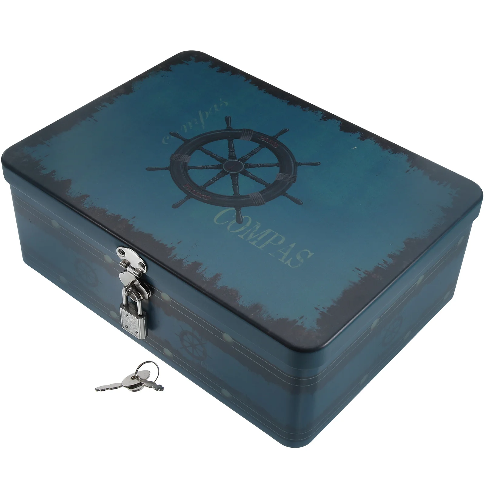Lockable Tinplate Storage Box Small Jewelry Organizer Desktop Sundries Container Compact Keepsake Small Lockable Box
Lockable Tinplate Storage Box Small Jewelry Organizer Desktop Sundries Container Compact Keepsake Small Lockable Box