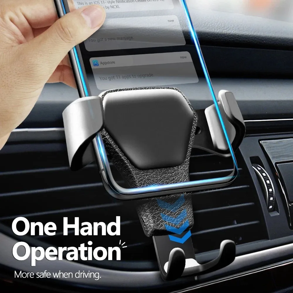NEW Gravity Car Phone Holder Air Vent Clip Mount, Universal Smartphone Stand GPS Support for iPhone Android Mobile Cell PhoneAnn
NEW Gravity Car Phone Holder Air Vent Clip Mount, Universal Smartphone Stand GPS Support for iPhone Android Mobile Cell PhoneAnn
