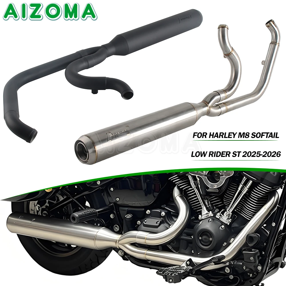 For Harley Softail Low Rider ST FXLRST 117 2025-2026 Motorcycle 2-in-1 Full Length Exhaust Pipe System Slip-on Muffler Tube Kit
For Harley Softail Low Rider ST FXLRST 117 2025-2026 Motorcycle 2-in-1 Full Length Exhaust Pipe System Slip-on Muffler Tube Kit