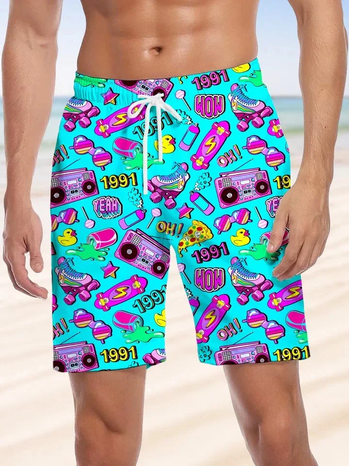 Новые мужские шорты для плавания, пляжные шорты, шорты для купания доски для серфинга с 3D цветным мультяшным принтом, мужские и женские шорты
Новые мужские шорты для плавания, пляжные шорты, шорты для купания доски для серфинга с 3D цветным мультяшным принтом, мужские и женские шорты