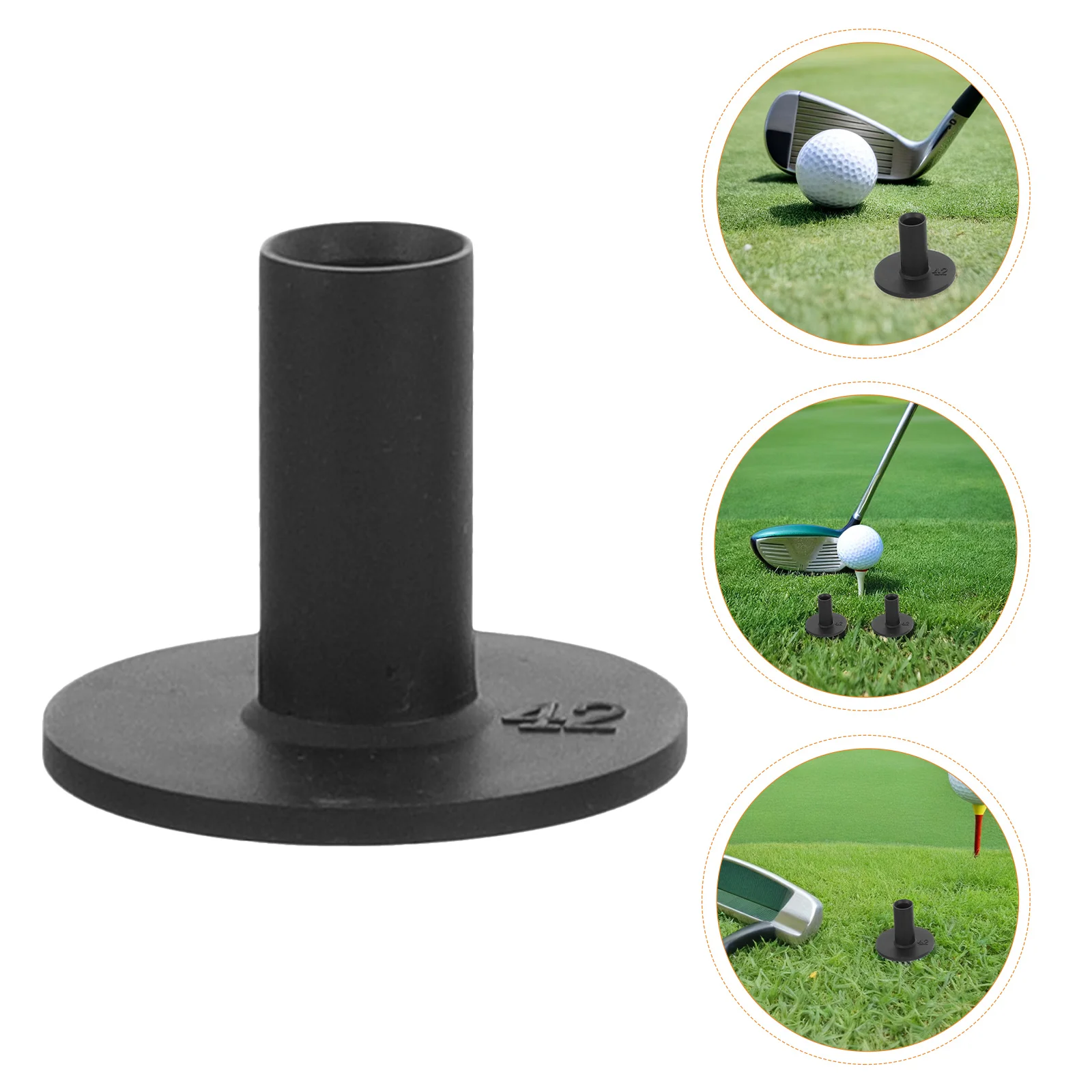 4Pcs Rubber Golf Tees 42Mm Silicone Ball Stands for Range Mats Enhanced Stability Training Supply Driving Range Practice
4Pcs Rubber Golf Tees 42Mm Silicone Ball Stands for Range Mats Enhanced Stability Training Supply Driving Range Practice