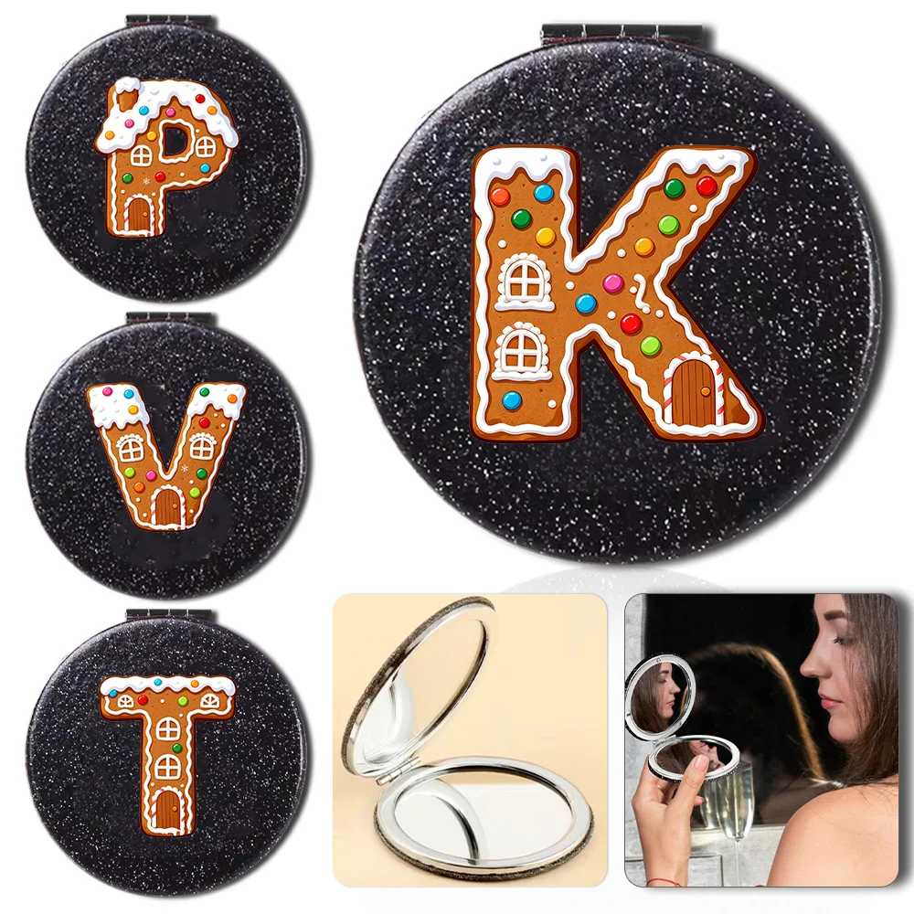 Women PU Makeup Mirror Portable Double Sided Foldable Table Cosmetic Mirror Magnetic Closure Design Gingerbread House Pattern
Women PU Makeup Mirror Portable Double Sided Foldable Table Cosmetic Mirror Magnetic Closure Design Gingerbread House Pattern