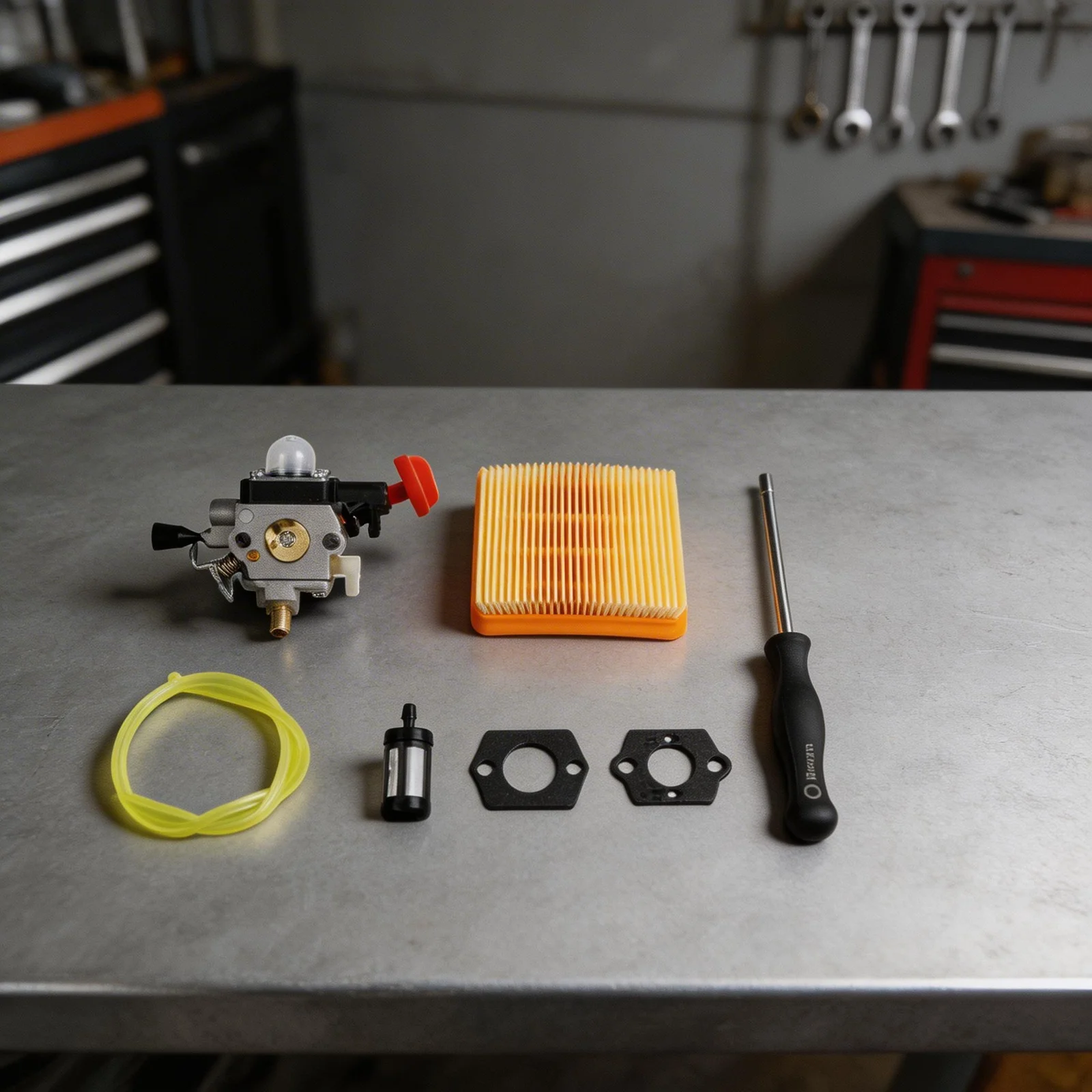 Lawn Care FS91 Carburetor Kit Brushcutter Carburetor Efficient Fuel Mixture Sturdy Plastic And Metal Easy To Install
Lawn Care FS91 Carburetor Kit Brushcutter Carburetor Efficient Fuel Mixture Sturdy Plastic And Metal Easy To Install
