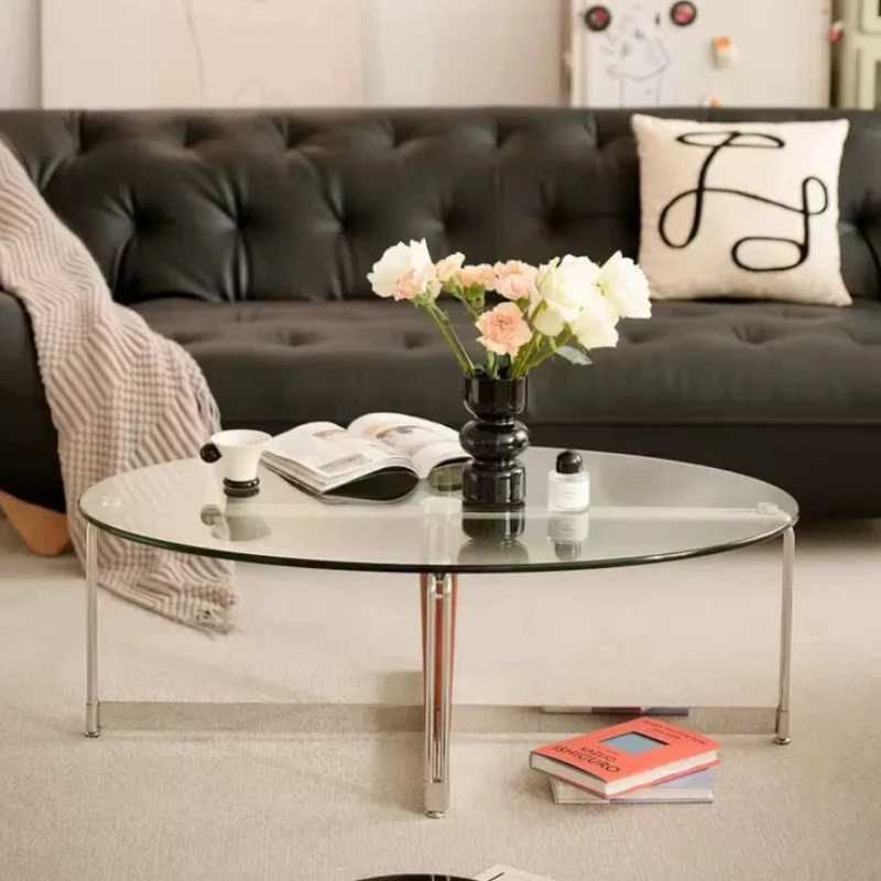 Transparent Glass Side Table Unique Minimalist Aesthetic Clear Round Simple Coffee Table Modern Designer Meubles Home Furniture
Transparent Glass Side Table Unique Minimalist Aesthetic Clear Round Simple Coffee Table Modern Designer Meubles Home Furniture