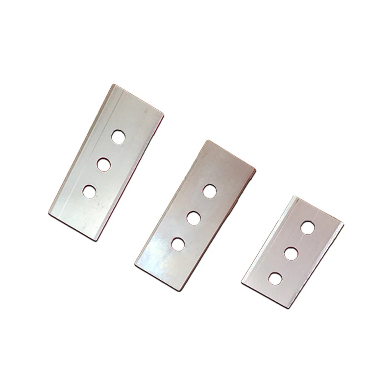 Customized 1box=200pcs Carbon Steel Material Three Hole Blade Film Cutter Knife 3-holes Slitting Machine Blade
Customized 1box=200pcs Carbon Steel Material Three Hole Blade Film Cutter Knife 3-holes Slitting Machine Blade
