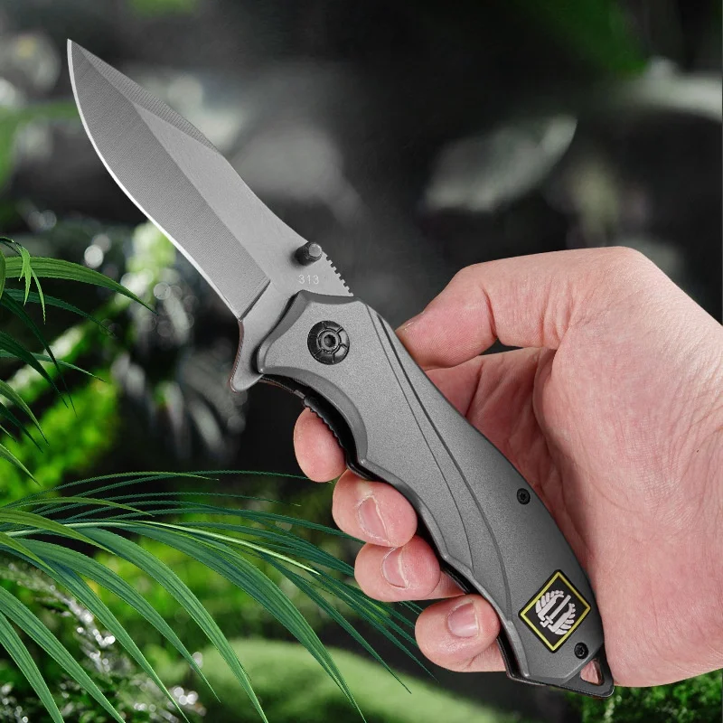 High hardness stainless steel outdoor portable folding knife, all steel portable camping knife
High hardness stainless steel outdoor portable folding knife, all steel portable camping knife
