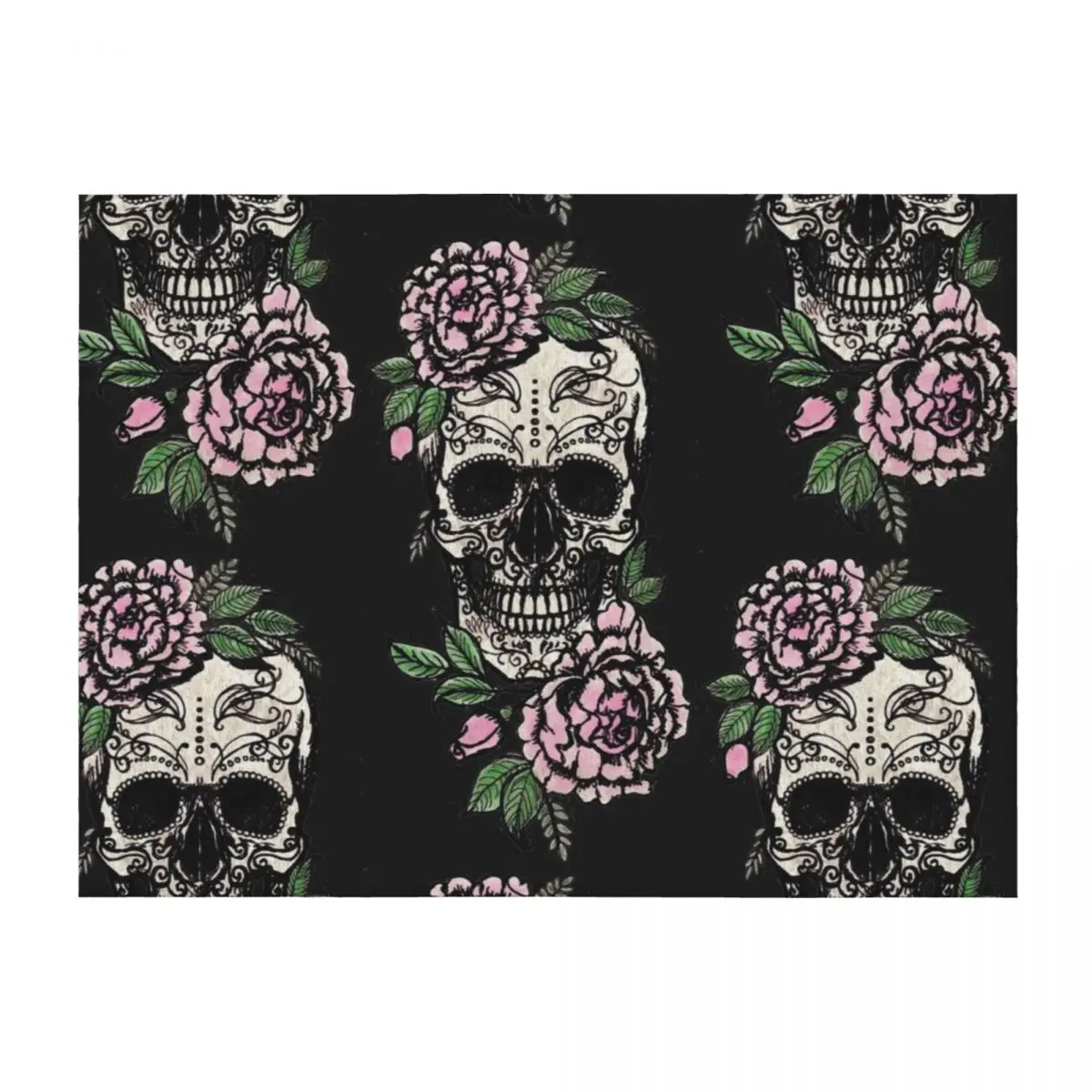 Sugar Skull and Roses Throw Blanket Camping For Decorative Sofa Plaid Summer Beddings Blankets
Sugar Skull and Roses Throw Blanket Camping For Decorative Sofa Plaid Summer Beddings Blankets