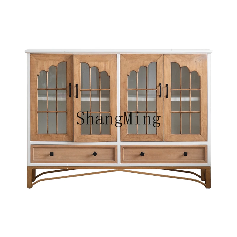 CL entrance entrance home foyer aisle decoration retro dining side solid wood living room against the wall storage cabinet
CL entrance entrance home foyer aisle decoration retro dining side solid wood living room against the wall storage cabinet