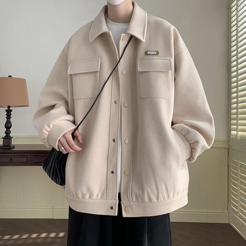 Мужская куртка из шерстяной смеси в корейском стиле, спортивная, утепленная, с утяжкой, для мотоциклистов, модная, в стиле преппи, приталенная, карго
Мужская куртка из шерстяной смеси в корейском стиле, спортивная, утепленная, с утяжкой, для мотоциклистов, модная, в стиле преппи, приталенная, карго