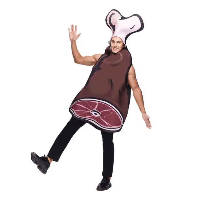 Halloween Funny Food Cosplay Ham Adult Performance Bar Nightclub DS Company Annual Party Kitchen Stage Costume Polyester
Halloween Funny Food Cosplay Ham Adult Performance Bar Nightclub DS Company Annual Party Kitchen Stage Costume Polyester