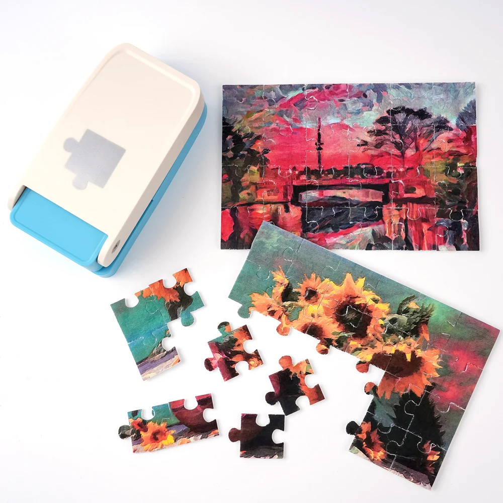 Puzzle Paper Punch with 4X6 Inch Adhesive Foams Diy Handmade Puzzle Cutter for Scrapbook Card Craft Puzzle Pieces Punch Tool
Puzzle Paper Punch with 4X6 Inch Adhesive Foams Diy Handmade Puzzle Cutter for Scrapbook Card Craft Puzzle Pieces Punch Tool
